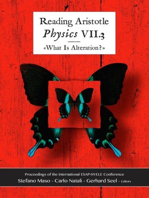 cover image of Reading Aristotle: Physics VII.3